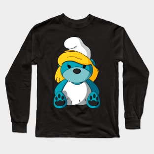 Smurfette Teddy Bear Long Sleeve T-Shirt